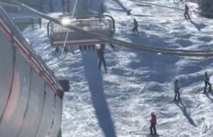 Вознемирувачко видео од Јахорина: Дете падна од жичара